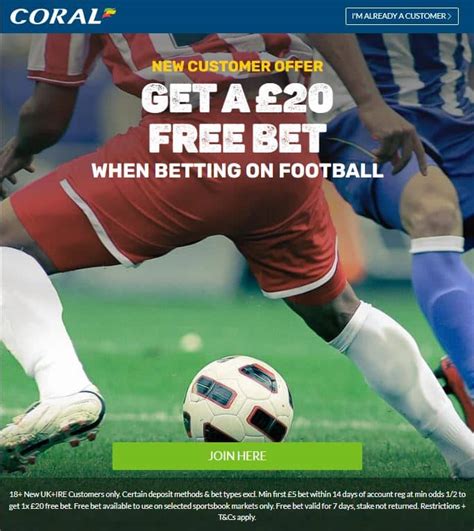 coral free bet code existing customers|Coral Sign Up Offer: New customers get £20 in free bets Apr 2024.